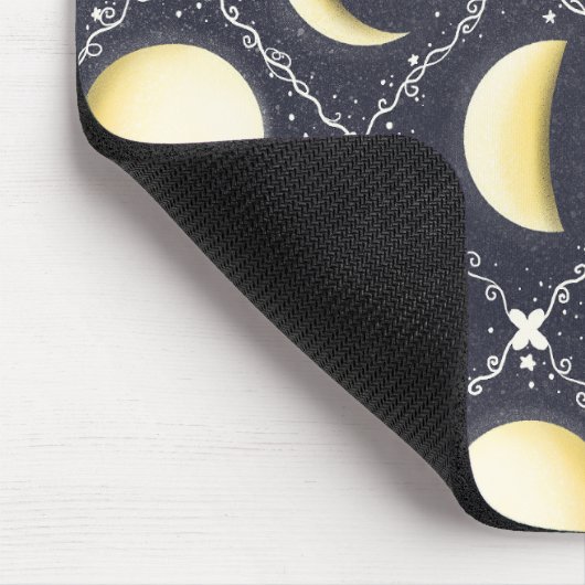 Celestial Moon Phases Pattern Muismat (Hoek)