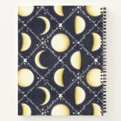 Celestial Moon Phases Pattern Notitieboek (Achterkant)