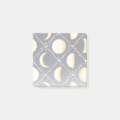 Celestial Moon Phases Pattern Post-it® Notes (Voorkant)