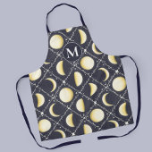 Celestial Moon Phases Pattern Schort