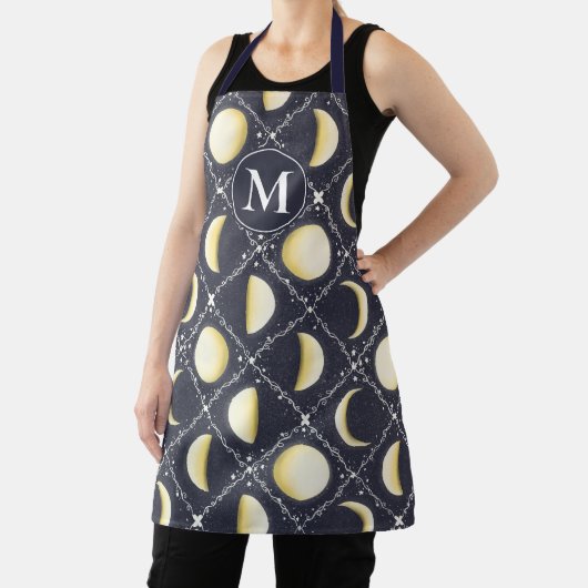 Celestial Moon Phases Pattern Schort (Insitu)