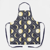 Celestial Moon Phases Pattern Schort (Voorkant)