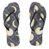 Celestial Moon Phases Pattern Teenslippers (Voetbed)