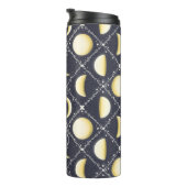 Celestial Moon Phases Pattern Thermosbeker (Geroteerd rechts)