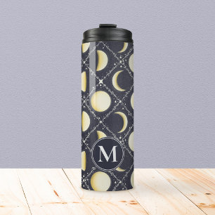 Celestial Moon Phases Pattern Thermosbeker