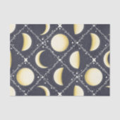 Celestial Moon Phases Pattern Tissuepapier (Voorkant)