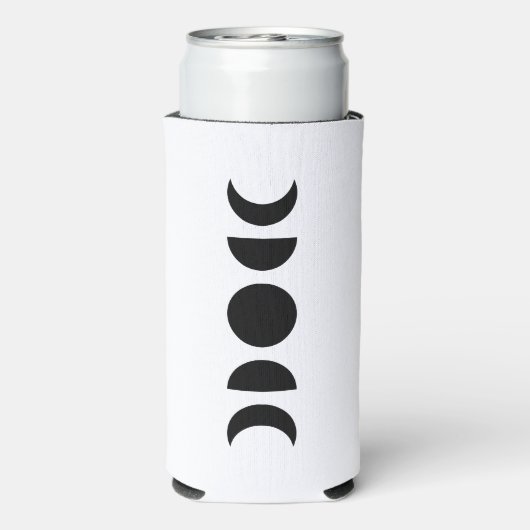 Celestial Moon Phases Seltzer Blikjeskoeler (Seltzer Achterkant)