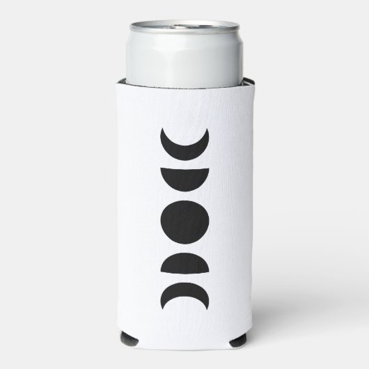 Celestial Moon Phases Seltzer Blikjeskoeler (Seltzer Voorkant)