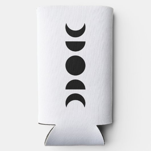 Celestial Moon Phases Seltzer Blikjeskoeler (Achterkant)