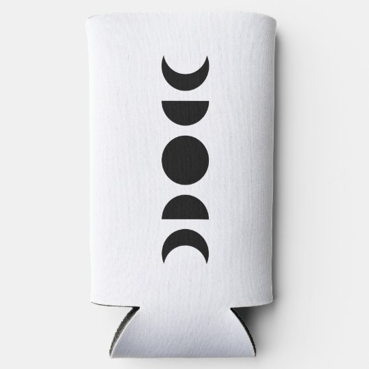 Celestial Moon Phases Seltzer Blikjeskoeler (Voorkant)