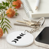Celestial Moon Phases Sleutelhanger (Voorkant Rechts)