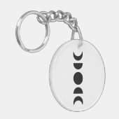 Celestial Moon Phases Sleutelhanger (Voorkant Links)