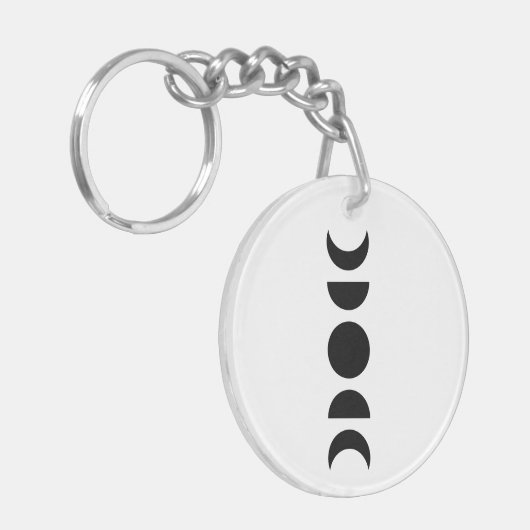Celestial Moon Phases Sleutelhanger (Voorkant Links)