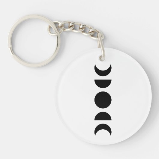 Celestial Moon Phases Sleutelhanger (Voorkant)