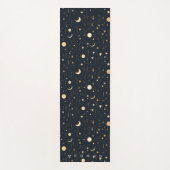Celestial Moon Phases Stars Gouden Monogram Yoga M Yogamat (Voorkant)