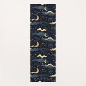 Celestial Moon Phases Stars Gouden Monogram Yoga M Yogamat (Voorkant)