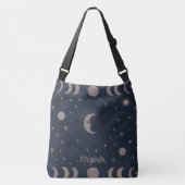 Celestial Moon Ritual Patroon | Kosmische Vrouwen  Crossbody Tas (Voorkant)