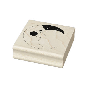 Celestial Moon Rubberstempel