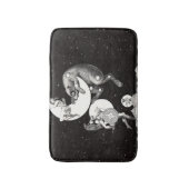 Celestial Moon Sky Universe God Night Illustration Badmat (Voorkant Verticaal)