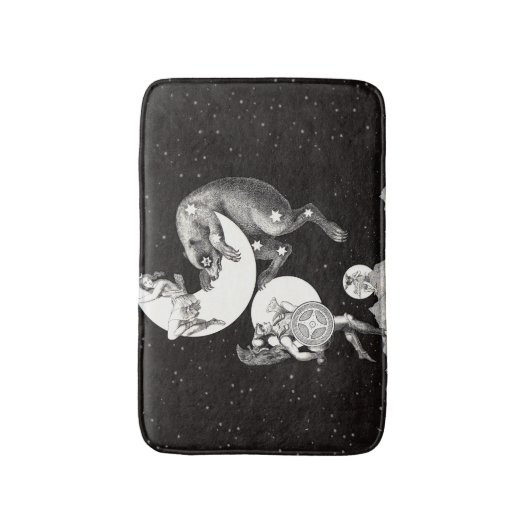 Celestial Moon Sky Universe God Night Illustration Badmat (Voorkant Verticaal)