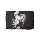 Celestial Moon Sky Universe God Night Illustration Badmat (Voorkant)