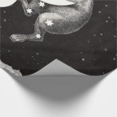 Celestial Moon Sky Universe God Night Illustration Cadeaupapier (Hoek)