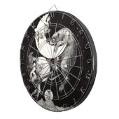 Celestial Moon Sky Universe God Night Illustration Dartbord (Voorkant Rechts)