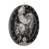 Celestial Moon Sky Universe God Night Illustration Dartbord (Voorkant Links)