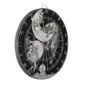 Celestial Moon Sky Universe God Night Illustration Dartbord (Voorkant Links)