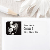 Celestial Moon Sky Universe God Night Illustration Etiket (Insitu)