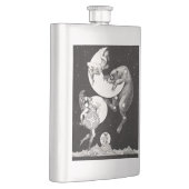 Celestial Moon Sky Universe God Night Illustration Heupfles (Rechts)