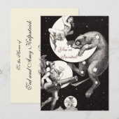 Celestial Moon Sky Universe God Night Illustration Kaart (Voorkant / Achterkant)