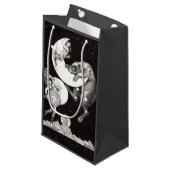 Celestial Moon Sky Universe God Night Illustration Klein Cadeauzakje (Voorkant Gekanteld)