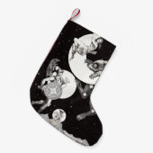 Celestial Moon Sky Universe God Night Illustration Kleine Kerstsok (Voorkant (Hangend))