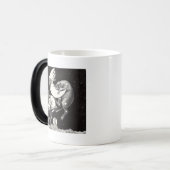 Celestial Moon Sky Universe God Night Illustration Magische Mok (Voorkant links)