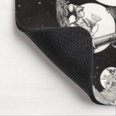 Celestial Moon Sky Universe God Night Illustration Muismat (Hoek)