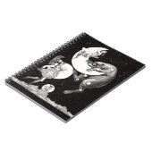 Celestial Moon Sky Universe God Night Illustration Notitieboek (Linkerzijde)