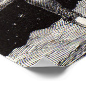 Celestial Moon Sky Universe God Night Illustration Poster (Hoek)