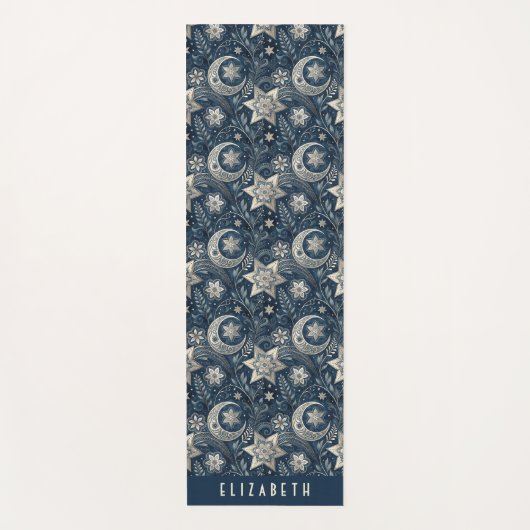 Celestial Moon Star Exercise Yoga Mat (Voorkant)
