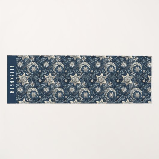 Celestial Moon Star Exercise Yoga Mat (Voorkant (horizontaal))