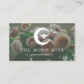 Celestial Moon Star Honey Bee Floral Visitekaartje (Voorkant)