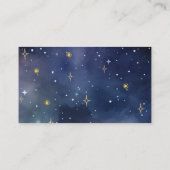 Celestial Moon & Stars Baby Books Informatiekaartje (Achterkant)