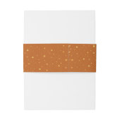 Celestial Moon Stars Bruiloft Belly Band Uitnodigingen Wikkel (Achterkant Voorbeeld)