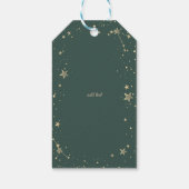 Celestial Moon Stars Frame Cadeaulabel (Achterkant)