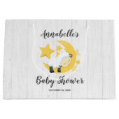 Celestial Moon Stars & Lamb Baby shower Groot Cadeauzakje (Voorkant)
