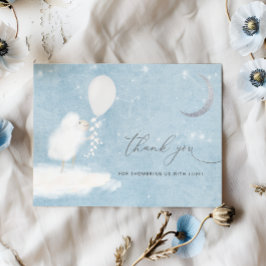 Celestial Moon Stars & Lamb Baby shower Hartelijk  Bedankkaart