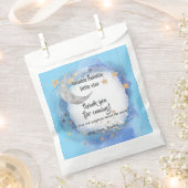 Celestial Moon Stars, Royal Blue And Gold Abstract Bedankzakje (Geknipt)