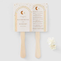  Celestial Moon Stars Trouwprogramma