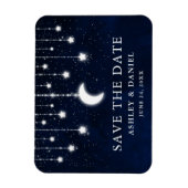 Celestial moon stert string lampjes sparen de datu magneet (Verticaal)