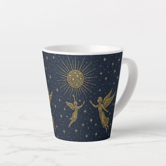 Celestial Moon & Sun Latte Mug – Mystical Night Sk Latte Mok (Rechterhoek)
